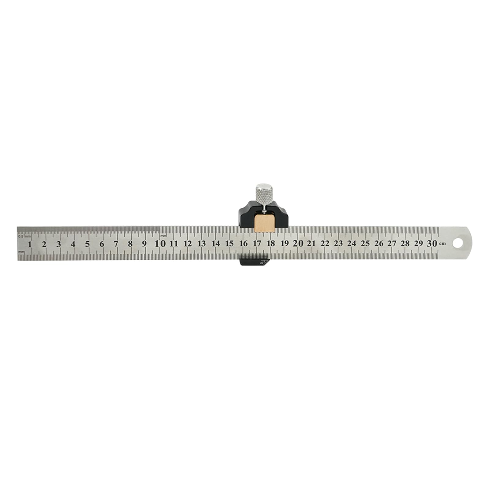 Hzbb Combination Square Ruler Positioning Systems With Angles Measurement For Professional Carpentry Work Adjustable Steel Ruler Positioning Block