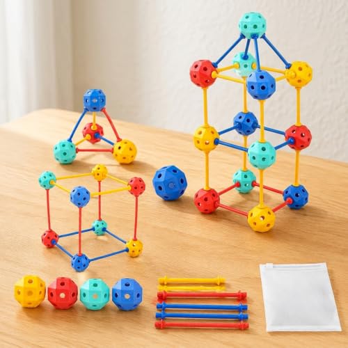 Yunhgft Juego Barras Magnéticas y Palos Construcción Magnéticos para Niños | Bloques Magnéticos Construcción