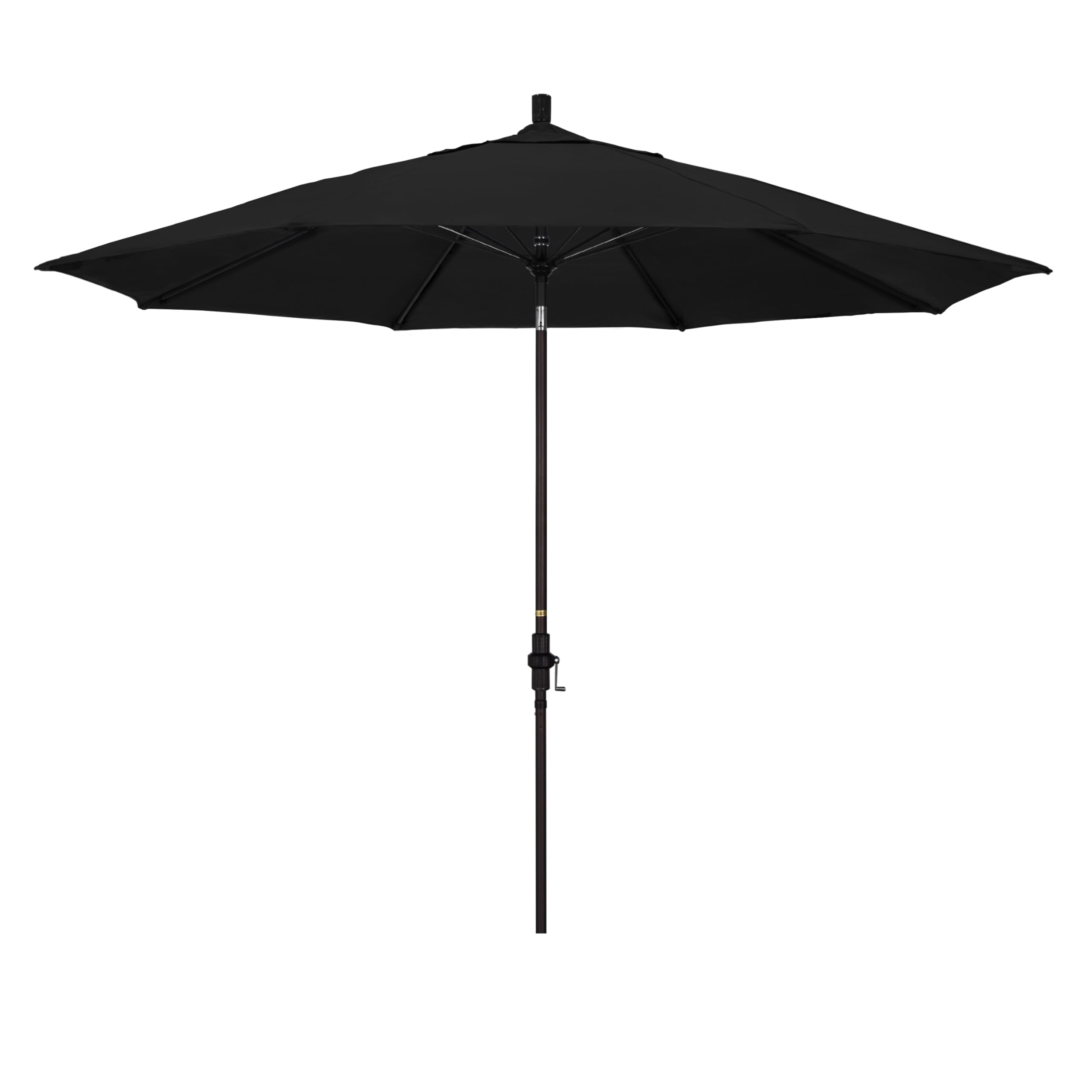 California Umbrella 11Ft Sunbrella Patio Umbrella, Fiberglass Ribs, Hand-Crank, Tilt-Collar, Bronze Frame-image-39