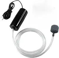 Bomba de Ar, Aquário USB Portátil com Filtro Auxiliar - Oxigenador Profissional para Tanques de Água Doce e Salgada - Operação Silenciosa
