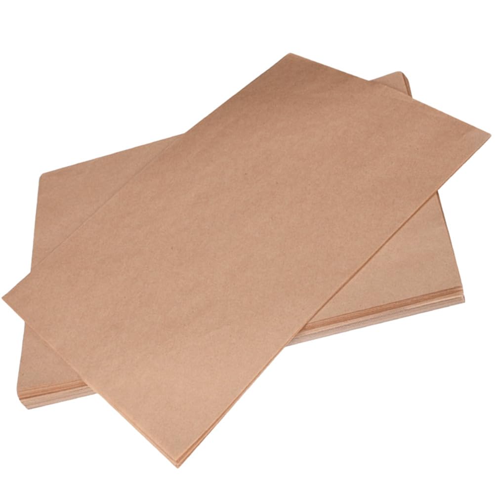 Feuilles de Papier Sulfurisé 100pcs en Kraft pour Cakes et Bread