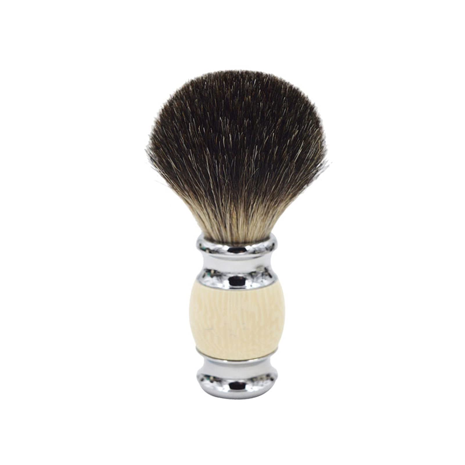 Pennello da Barba Fatto A Mano Alta qualità Morbido Fibra Artificiale Barba Schiuma Spazzola Uomo Leggero Portatile Pennello da Barba Bagnato