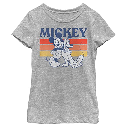 T-shirt Disney Characters Retro Squad fille gris chiné taille S