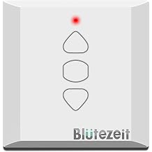 Blutezeit Wireless Wall Remote Control for Automatic Sliding Gate Opener, 433 MHz Duplicator Switch Open/Stop/Close for Door Access Control System Accessory 1pc