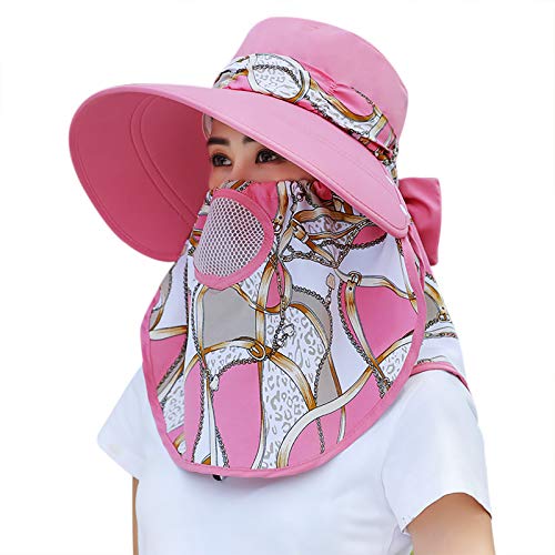 Women wide brim sun visor hats upf 50+ uv golf beach cap hunting …