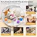 Retro Shaw Cat Toys Balls,Catnip Ball with Bell Inside,Wool Balls Toy with SilverVine Catnip Fill, Upgraded,Interactive Cat Nip Ball for Indoor Kitten Kitty 6 Pcs