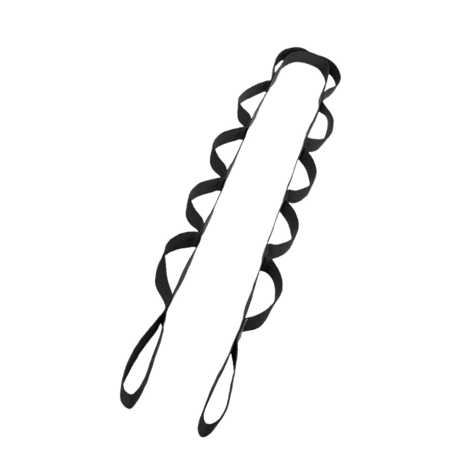 Yoga Strap Stretch Band 12 Loops Non Elastic for Fitness Athletic Gymnastics Black|Sporting Goods | Fitness, Running & Yoga | Yoga & Pilates |1 Yoga Strap-image-27
