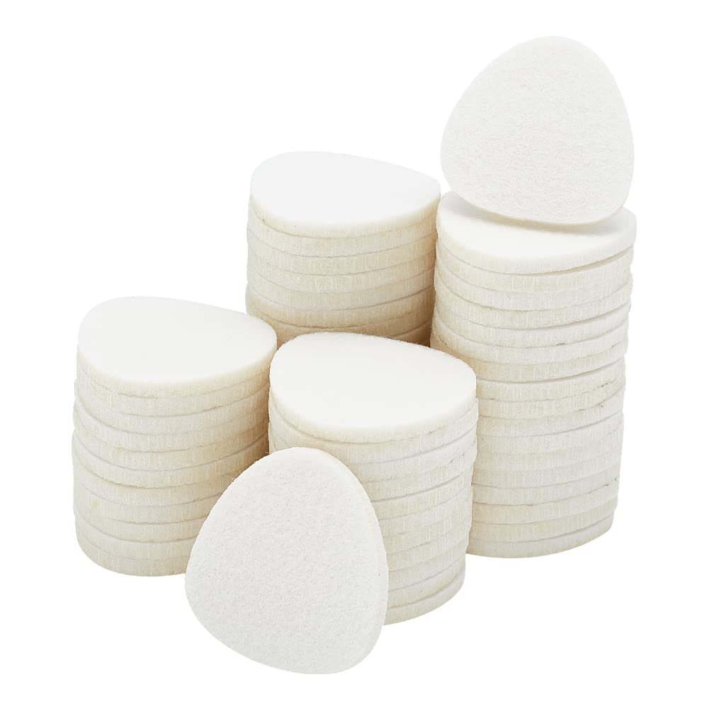 20 Ricambi In Feltro Colorato Per Collana E Bracciale Diffusore Olio Essenziale. Tamponi Rotondi Da 2 Cm, Lavabili E Riutilizzabili. - 3