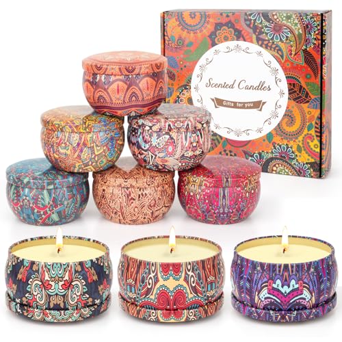 Lot de 9 Bougies Parfumées...