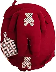 Saída Maternidade 5 Peças Bebê Menino Dengoso Luxo Algodão Manga Longa