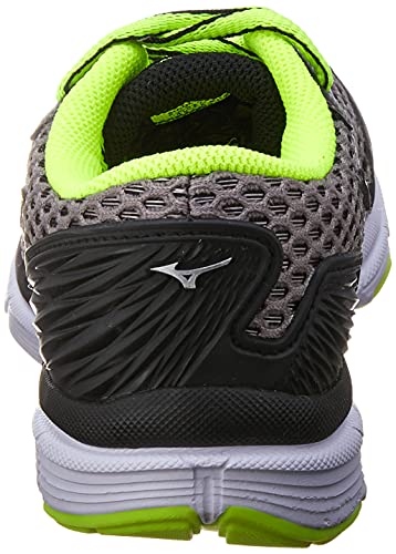 Tênis Mirai Junior, Mizuno, Criança Unissex, Prata/Preto/Amarelo, 34