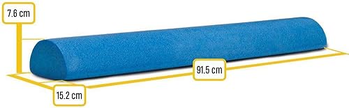 Miniatura 2 de Body-Solid Tools - Rodillo de espuma medio  Ideal para terapia física, ejercicio y entrenamiento de equilibrio, 12 rodillo de espuma de diseño medio