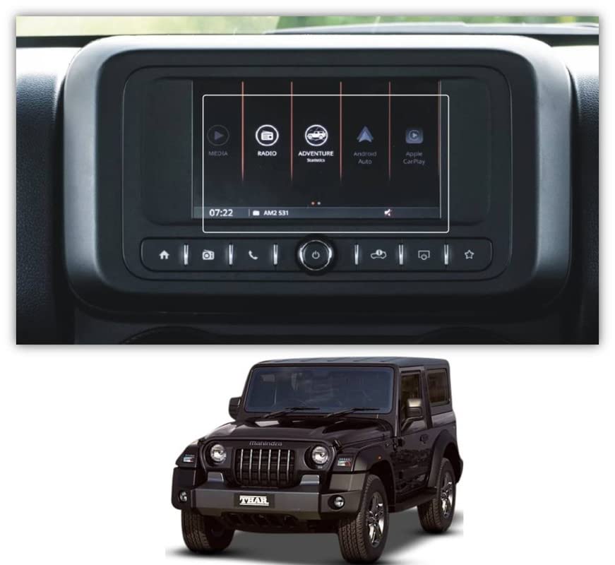 A.K.S.G. Screen Protector Compatible With Mahindra Thar 7 Inch Infotainment Touch Screen system - Clear (B0C53SSGGK) Amazon Price History, Amazon Price Tracker