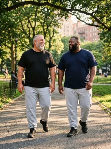 Image of MC BIG & TALL Men's Big and Tall T-Shirts - Stretch Cotton Crewneck T-Shirt Sizes 3X-10X - Durable & Breathable Everyday Tee