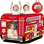 Britik Toys for 3-8 Year Old Kids: Truck Play Tent Pop Up Playhouse Toys for Kids Gifts for 3 4 5 6 7 8 Year Old Boys Girls Toy Presents Foldable Play Tent Set Outdoor Indoor Garden Childrens Toy