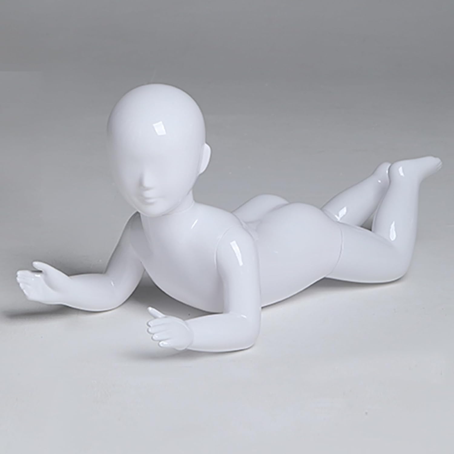 Baby Manikin for Clothes White, Full Body Sitting Pose Mannequin Torso Dress Form, Child Kids Dummy for Shops Window Counter Clothing Display (Size : Sitting Baby)