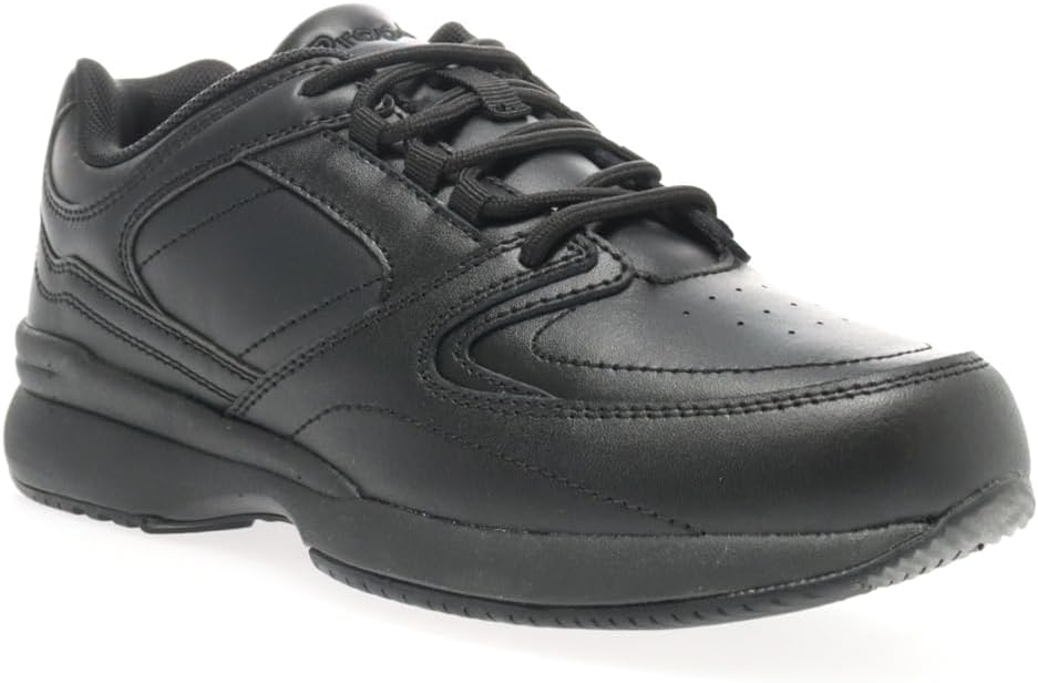 Propét Women's LifeWalker Sport Sneakers, Black, 9 X-Wide US - Image 2
