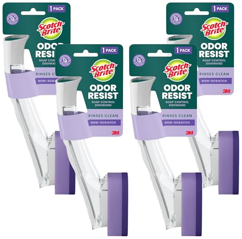 Image of Scotch-Brite Soap Control Odor Resist Non-Scratch Dishwand,(Pack of 4)