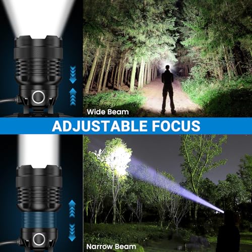 Image of Rechargeable Headlamp 3 Pack, 99,000 Lumens Super Bright Head Lamp with 3 Modes, 90 Adjustable LED Head Light for Forehead, IPX6 Waterproof Headlamps for Adults,Camping,Hiking