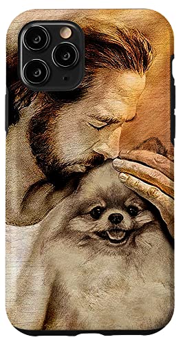iPhone 11 Pro Jesus With Lovely Pomeranian Case