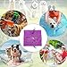 Adjustable Dog Shower Cap, Pet Ear Caps Oxford Dog Bath Cover with Transparent Visor Reusable Dog Bath Ear Covers for Bathing Swimming Rainy Day (Purple)