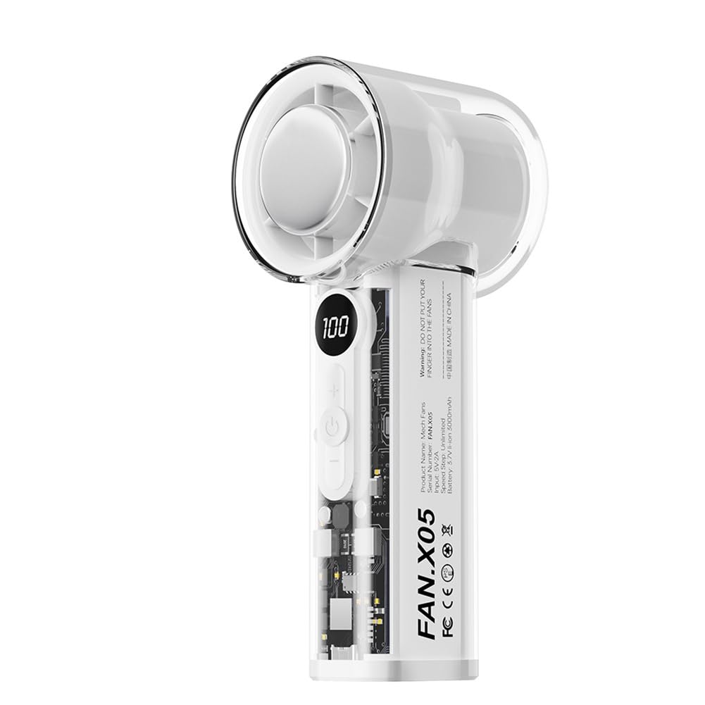 Mini ventilateur turbo portable AI pour calmer instantanément les vagues de chaleur en été