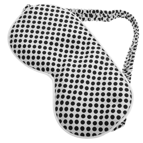 MOTHNUR 目隠し 用アイ E12ライトコード ポータブルロケーター 有線耳栓 キットロケータ アイ 枕漫画 ノベルティアイカバー 目玉カバー 車のアイ シルク Black