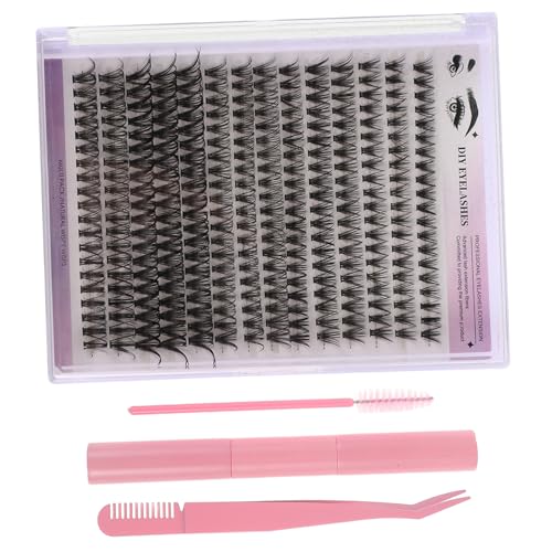 SOESFOUFU 1 Sets Thick False Eyelashes Lashes Extension Kit Eyelash Clusters Self Adhesive Lash Clusters Individual Lashes Cluster Lashes Lash Extension Kit Cluster Eyelash Extensions
