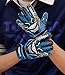GRIPKNOX Goalkeeper Gloves for Kids & Youth – Soccer Goalie Gloves, Strong Latex Grip, Double Wrist Support & Breathable Mesh – Boys Football Gloves (Blue, 5)