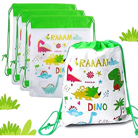 Amycute 12 pcs Mochilas Cordones Dinosaurio Cover