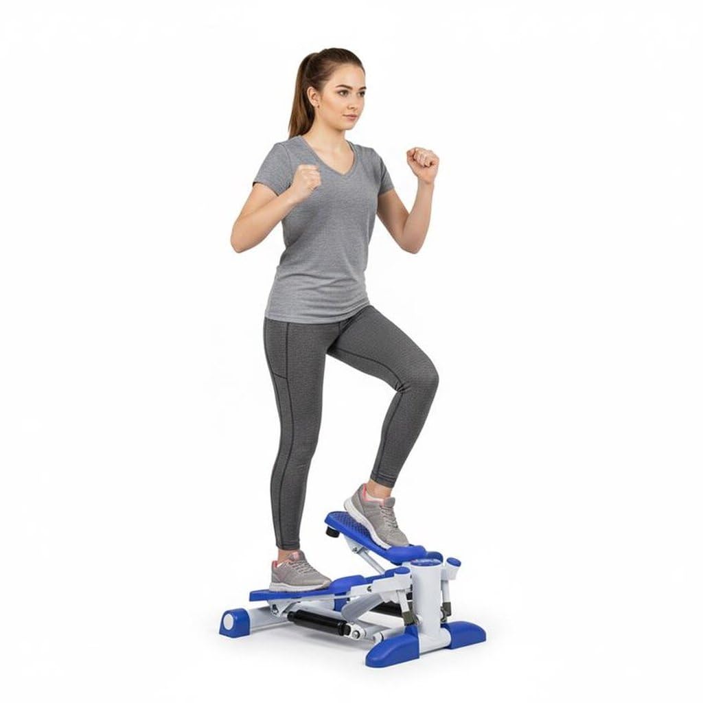 Bodyline Twister Stepper gambe e glutei fitness per allenamento a casa con computer multifunzionale - esercizio cardio - peso massimo 100 kg - dotato di omologazione CE - RoHS