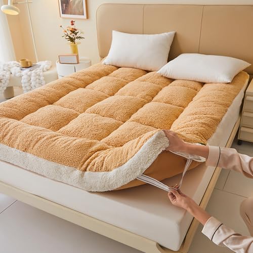 Colchón de futón plegable, cama enrollable suave y transpirable para el hogar y el dormitorio, solución cómoda para dormir para invitados y fiestas de pijamas