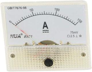 New Lon0167 85C1 DC 150A Plastic Shell Analog Panel Current Meter Ammeter Gauge(85C1 DC 150A Kunststoffschale Analoges Panel StrommessgerÃ¤t Amperemeter