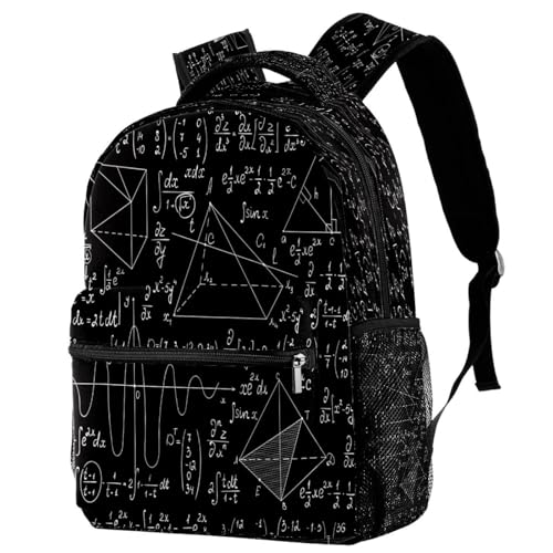 Sac de voyage décontracté imprimé maths pour adolescents fatigués des sacs lourds