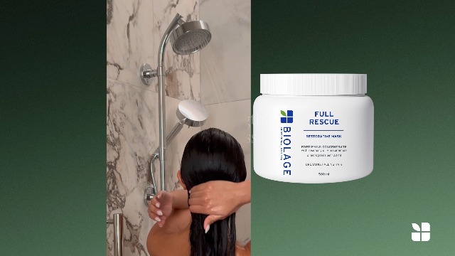 Image of Biolage Full Rescue Professional Conditioner to Reduce Hairfall and Breakage with Rosemary Oil and Niacinamide for 74% Less Breakage for All Hair Types Vegan and Cruelty-Free Treatment