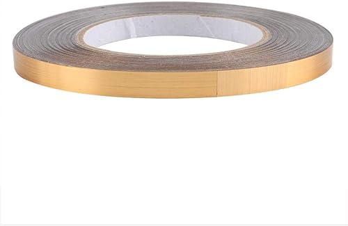 Miniatura 6 de Cinta de película de Mylar de poliéster metalizado, 1 cm50 M, tira autoadhesiva para calafatear para decoración de azulejos de pared