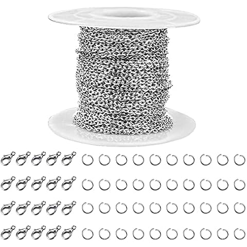 Yuntop 33 Feet Stainless Steel Jewelry Chain Cover