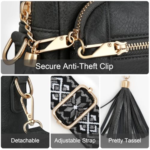 Image of Vegan Leather Crossbody Bags for Women Anti theft Purses and Handbag