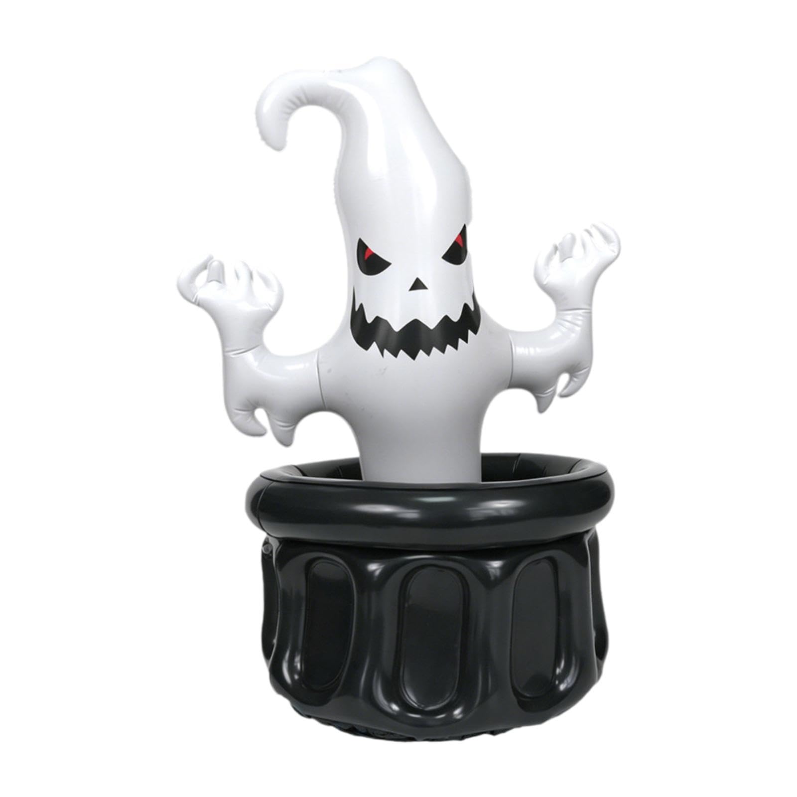 Secchiello Ghiaccio Halloween Contenitore Bevande Ice Bucket Refrigeratore PVC Impermeabile Portatile Adatto per Party Picnic Barbecue Campeggio E