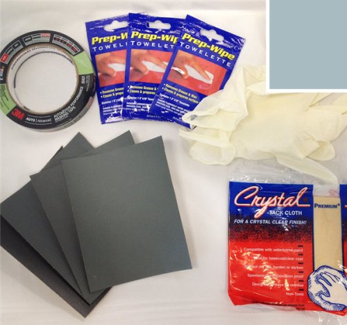 ERA Paints P3 - Windveil Blue Metallic for FORD Exact Match Touch Up Paint Jar - Premium Kit