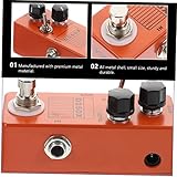 Toyvian Mini Guitar Effect Pedal D250x Tube Style Shell Guitar Accessories for Bass and Electric Guitars - Image 6