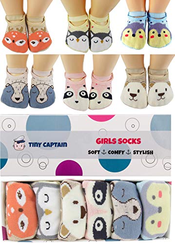 Baby Toddler Girls Grip Socks - Anti Slip 1 Year Old Girls Gift