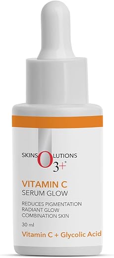 O3+ Vitamin C Face Serum Glow 30ml for Radiant Glowing Skin | Suitable for Combination Skin