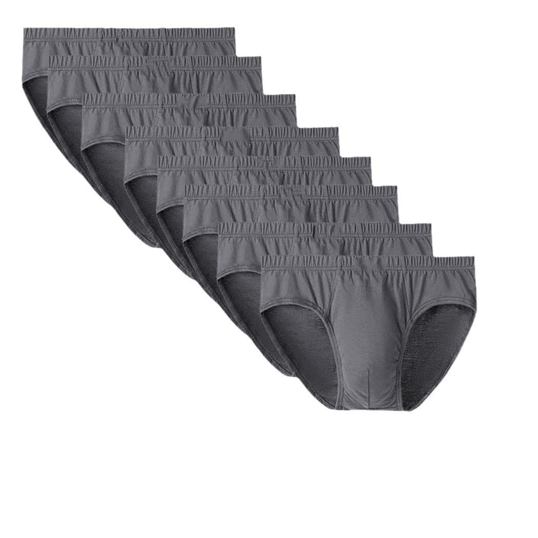 keusyoi Bragas de algodón para hombre, ropa interior de algodón para hombre, pantalones cortos de bikini para hombre, cómodos y sexy, 8 unidades/lote