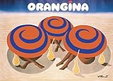 villemot queretaro horario  1art1 Bernard Villemot - Orangina Advertisement Stampa d\'Arte (70 x 50cm)
