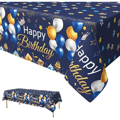 Nappe Fête Anniversaire Xinvery Cover