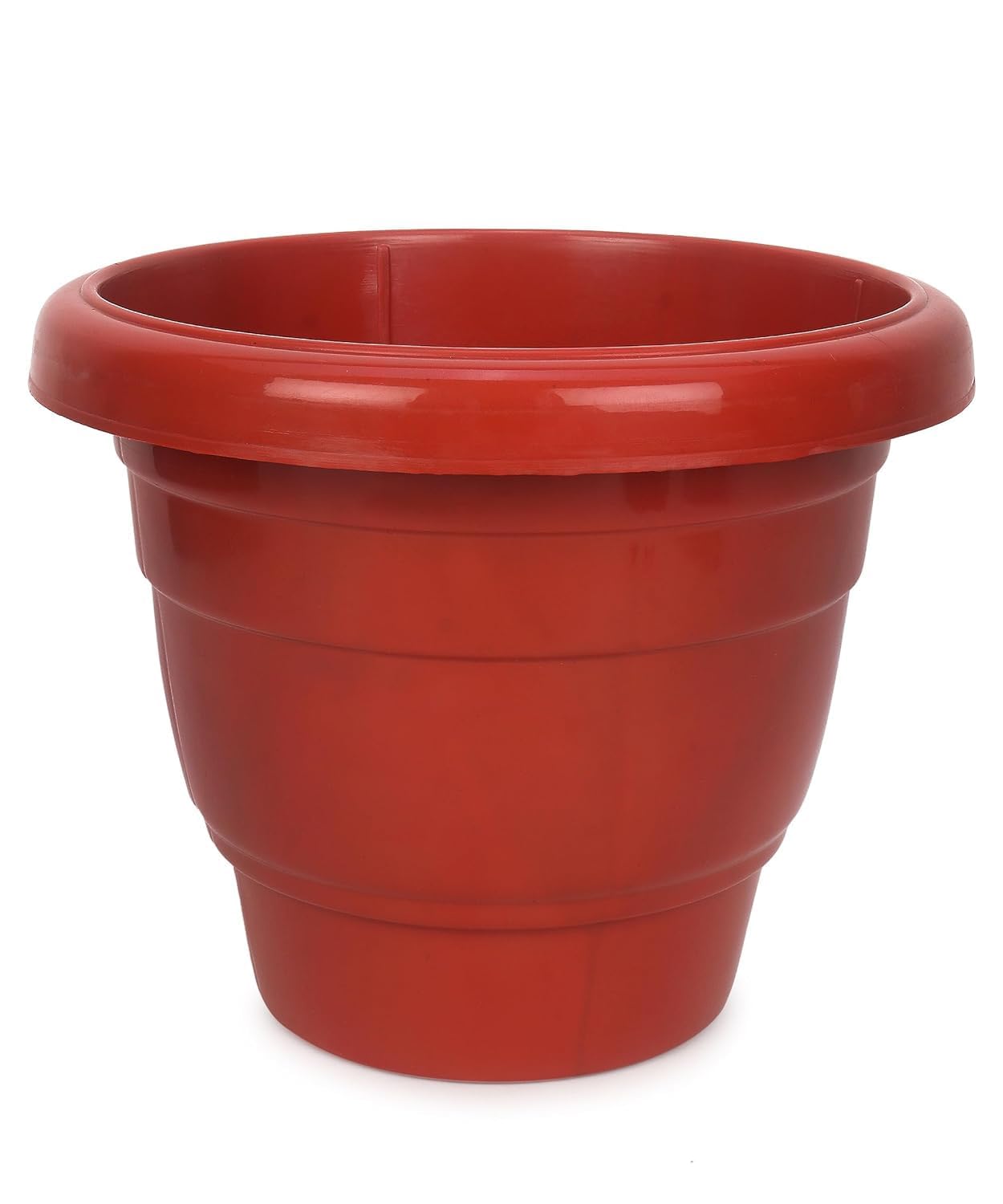 10 Inch Plant Pot for Indoor & Outdoor Plants, Round Flower Pot for Gardening, Home Garden Planter Pot for Flowers, Herbs, Terrace, Patio & Home Decor | Brown-image-41