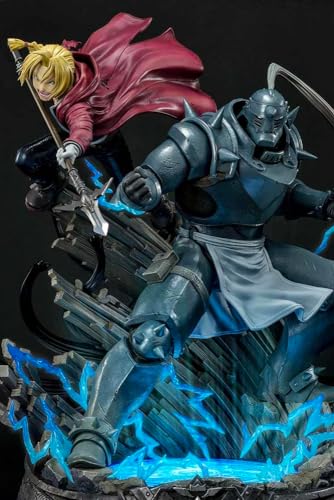 Prime 1 Studio Fullmetal Alchemist - Figura Decorativa (56 cm), diseño de Edward & Alphonse Elric Deluxe