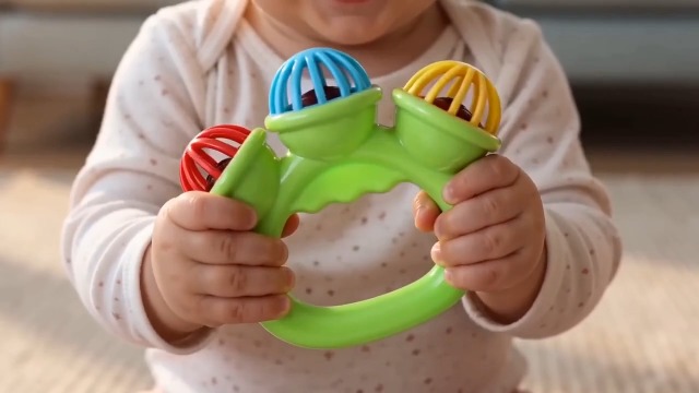 Amazon.com: BESTonZON 3-Pack Baby Rattles & Jingle Bells, Colorful