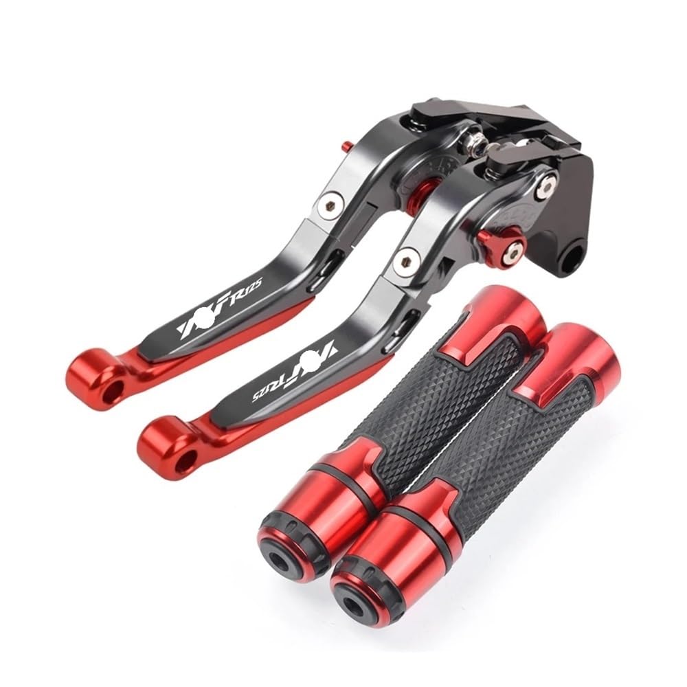 Palancas de freno Yamaha YZFR125 2008-2013 regulables y manetas de embrague con puños para moto